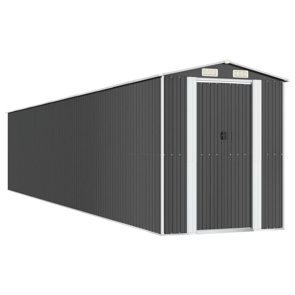 Garden Shed Anthracite 75.6"x402"x87.8" Galvanized Steel