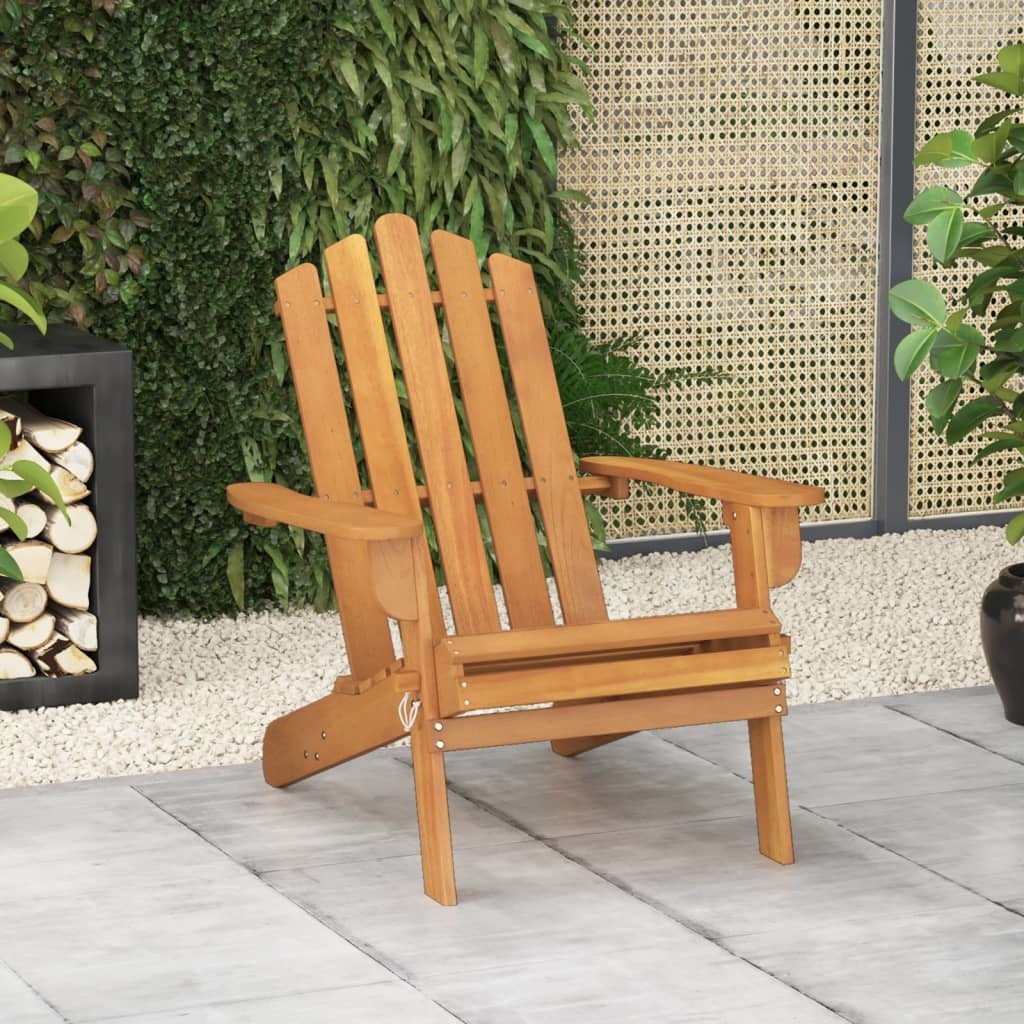 Patio Adirondack Chair Solid Wood Acacia