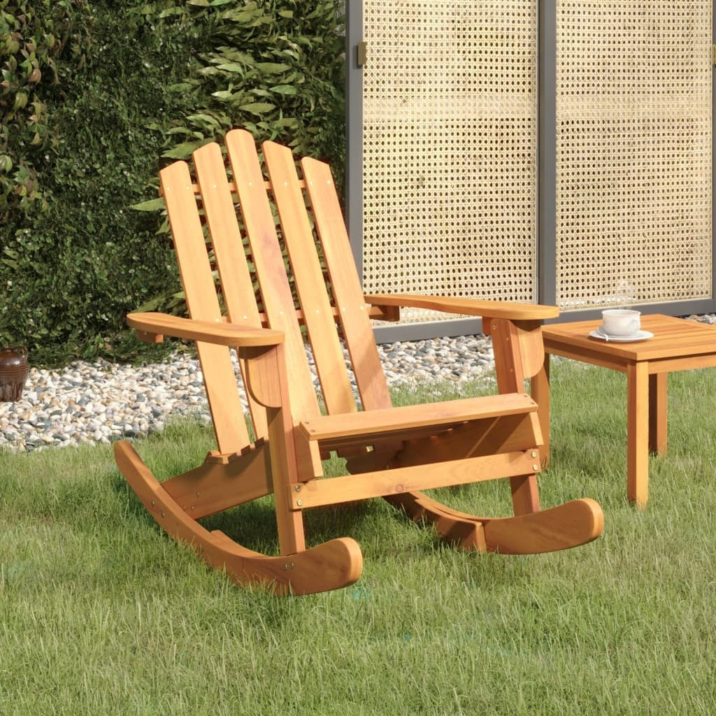 Adirondack Rocking Chair Solid Wood Acacia