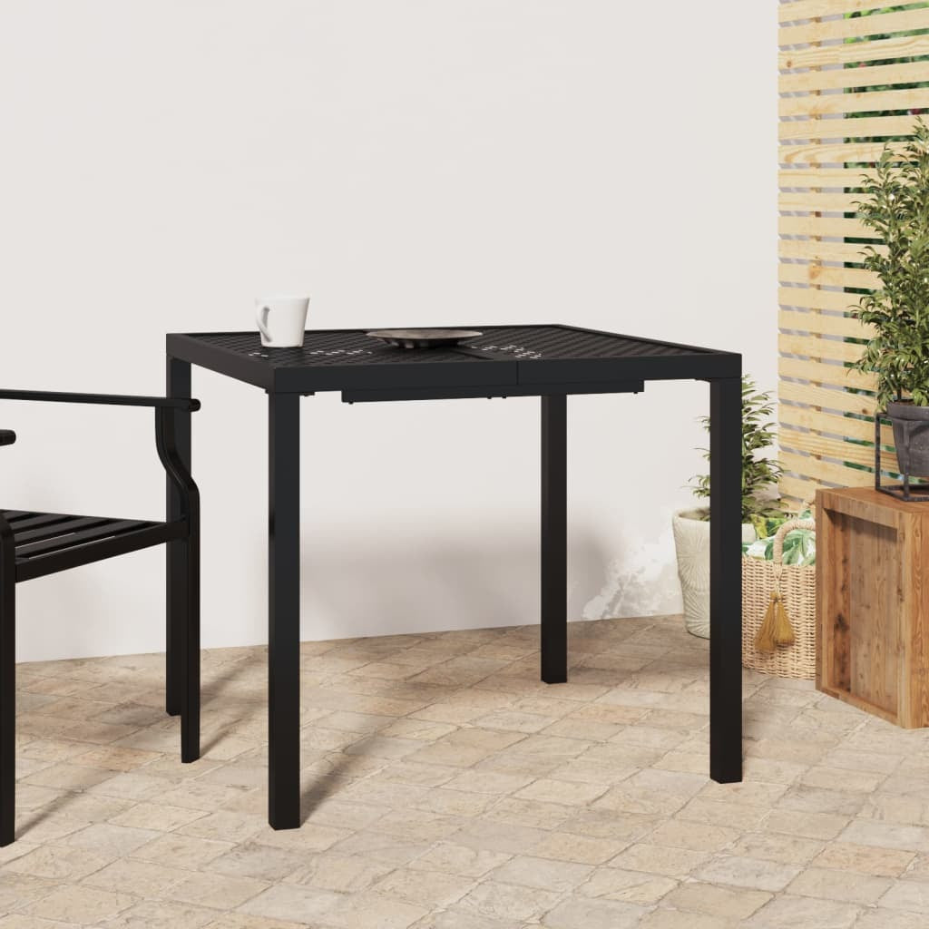 Patio Table Anthracite 31.5"x31.5"x28.3" Steel