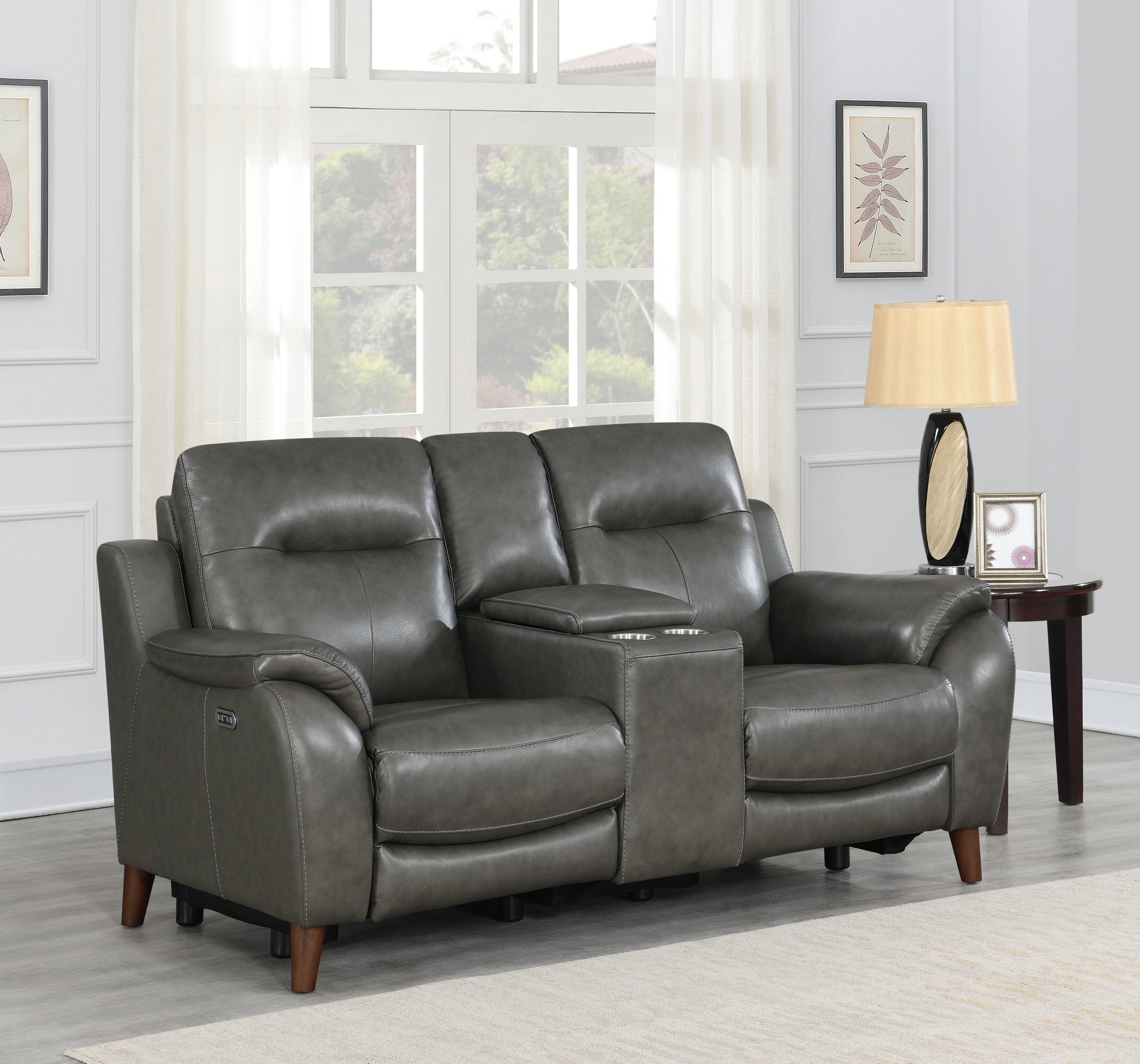 Trento Pwr-Pwr Console Loveseat