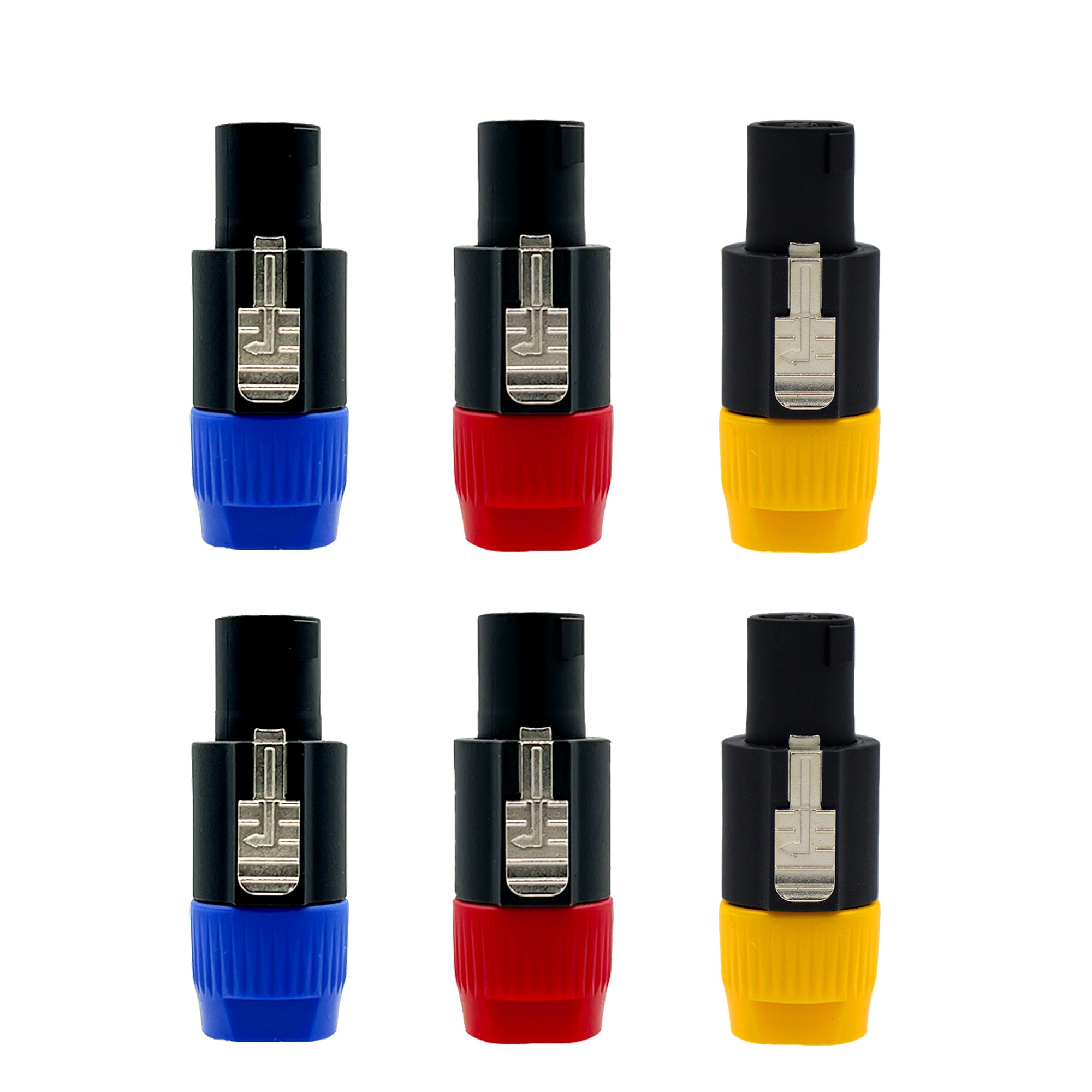 5 Core Speakon Adapter 6 Pack • High Quality Audio Jack Male Audio Pin • Speaker Adapter Connector - SPKN BRY 6PK