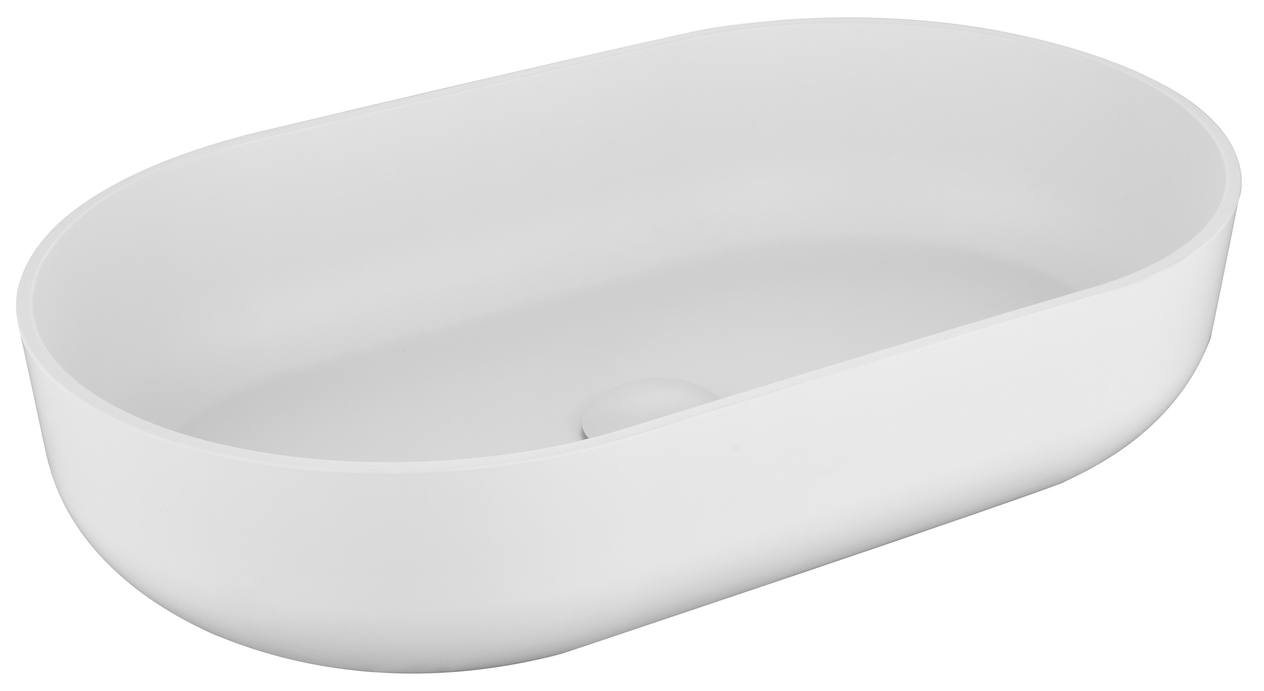 24*14*5.5 Modern Oval 24"x14" White Above Bathroom Vessel Sink, Bathroom Sink for Lavatory Vanity Cabinet