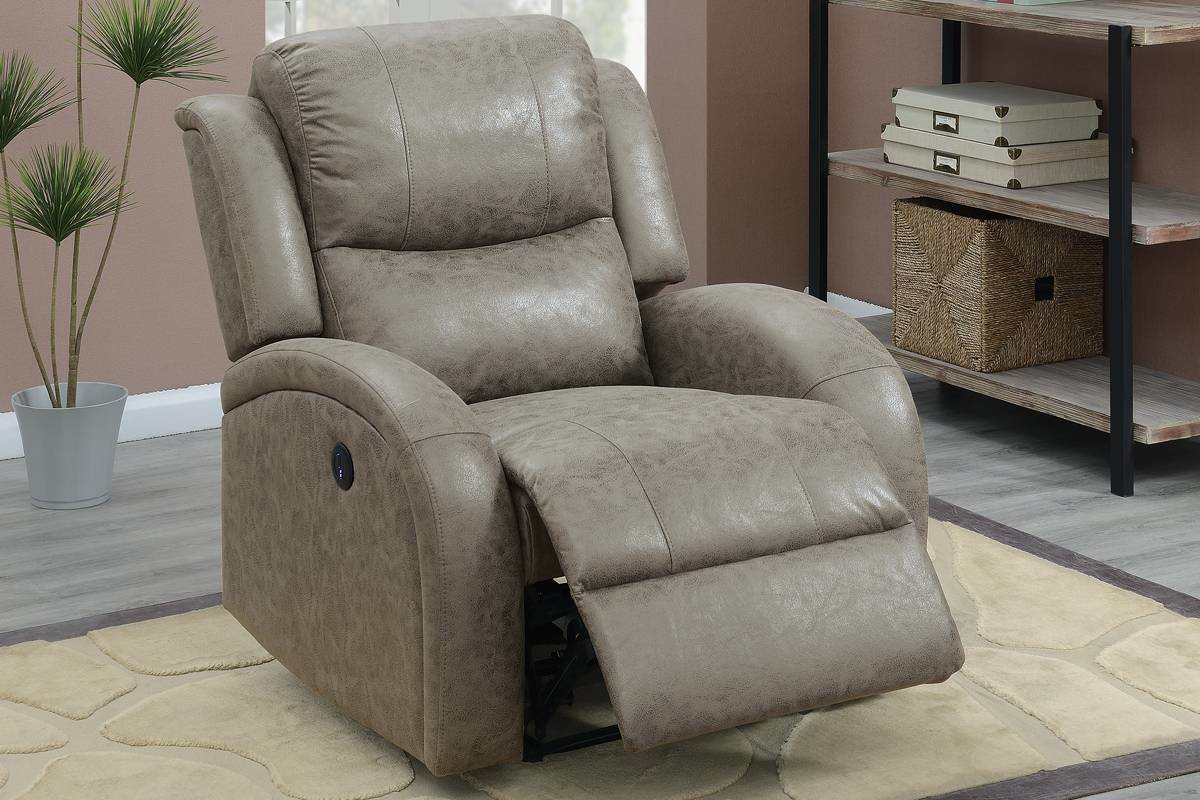 POWER RECLINER in Stone