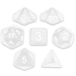 Set of 7 Polyhedral Dice, Astral Echoes