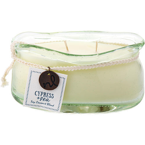 CYPRESS & SEA by Northern Lights 2 WICK CANDLE 14 OZ