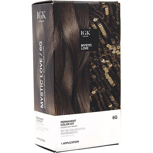 IGK by IGK PERMANENT COLOR KIT - 6G MYSTIC LOVE (GOLDEN LIGHT BROWN)