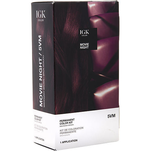 IGK by IGK PERMANENT COLOR KIT - 5VM MOVIE NIGHT (MAHOGANY BROWN)