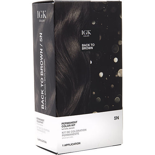 IGK by IGK PERMANENT COLOR KIT - 5N BACK TO BROWN (NATURAL BROWN)