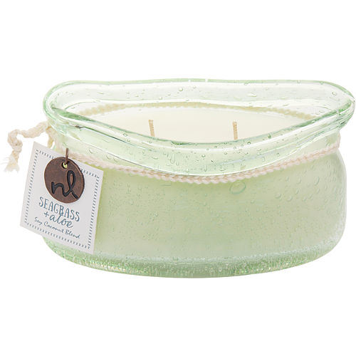 SEAGRASS & ALOE by Northern Lights 2 WICK CANDLE 14 OZ