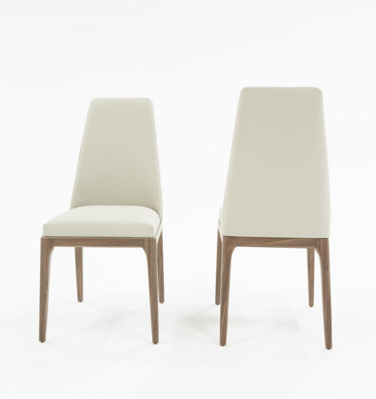 Encino Modern Grey & Walnut Dining Chair (Set of 2)