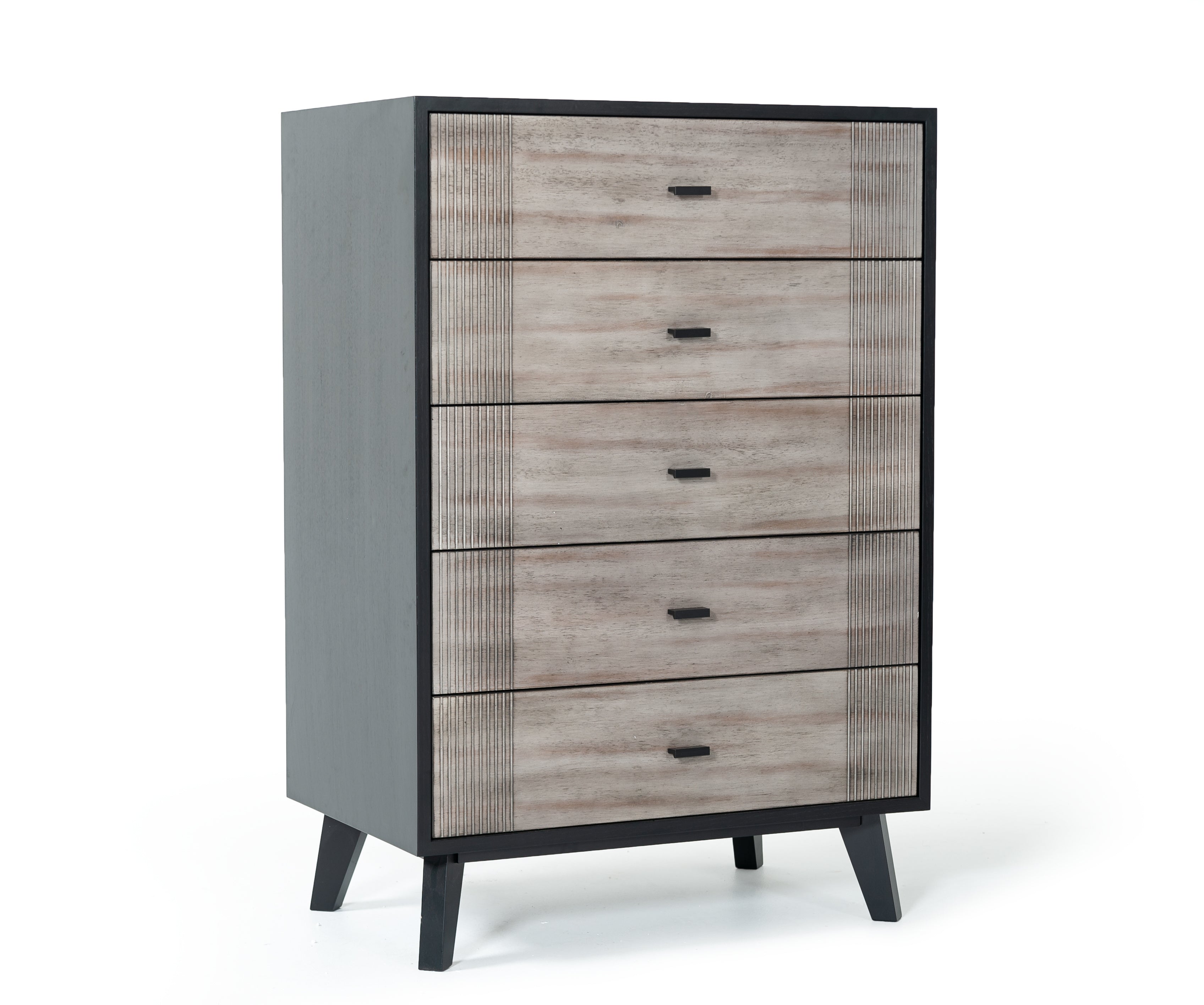 Nova Domus Panther Contemporary Grey & Black Chest