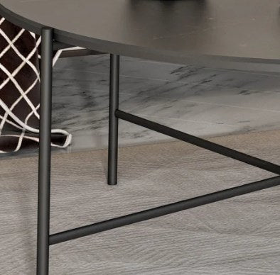 Modrest Hobart Modern Black Ceramic Coffee Table