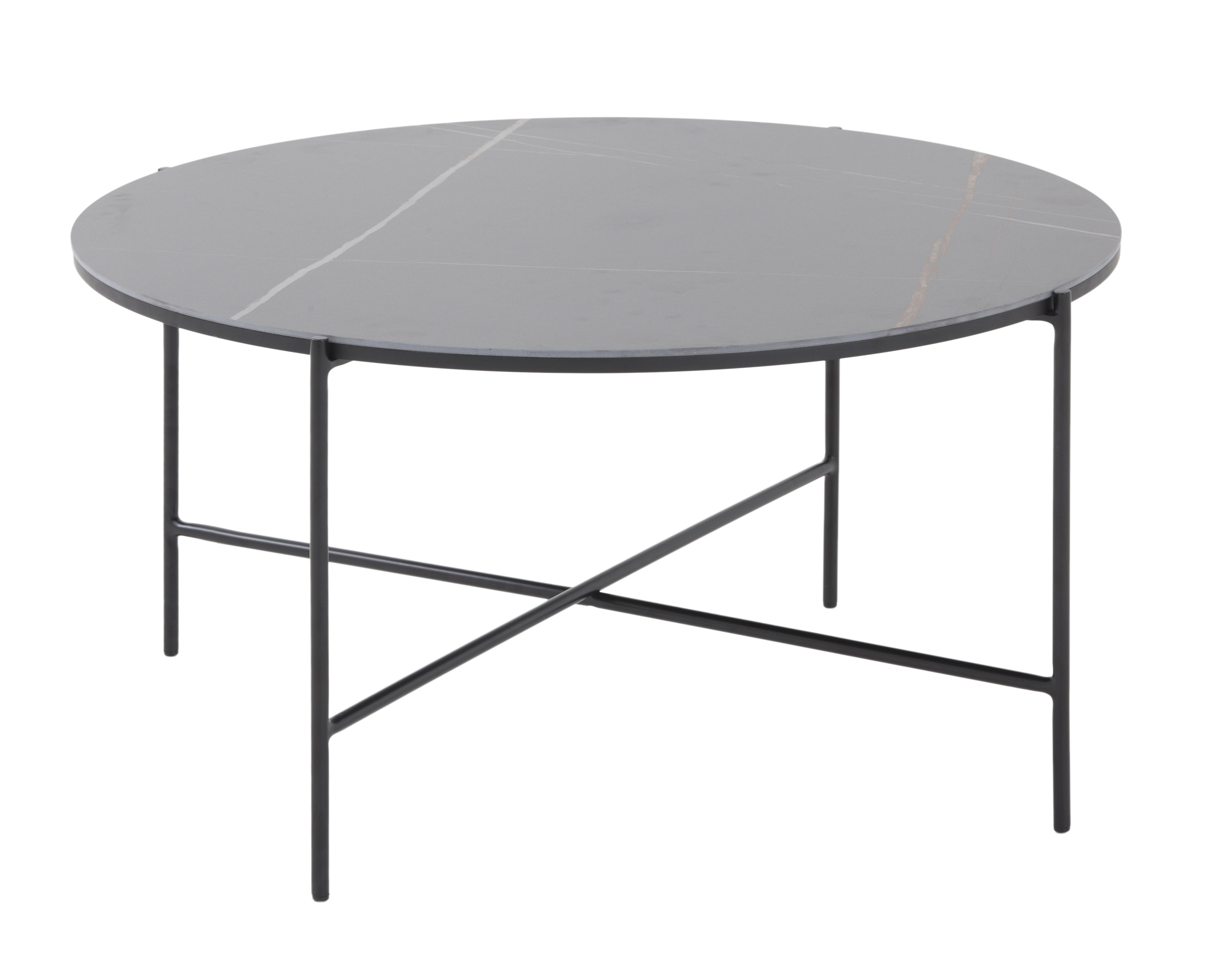 Modrest Hobart Modern Black Ceramic Coffee Table