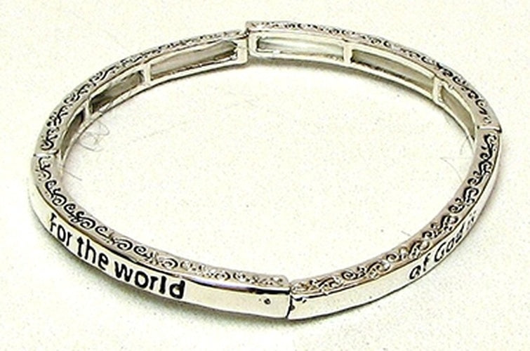 Stackable Stretch Bangle-For The World