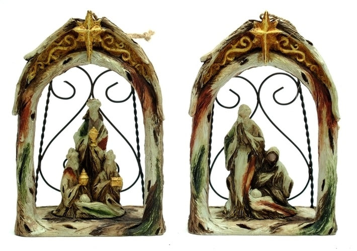 Nativity Ornament Set of 2