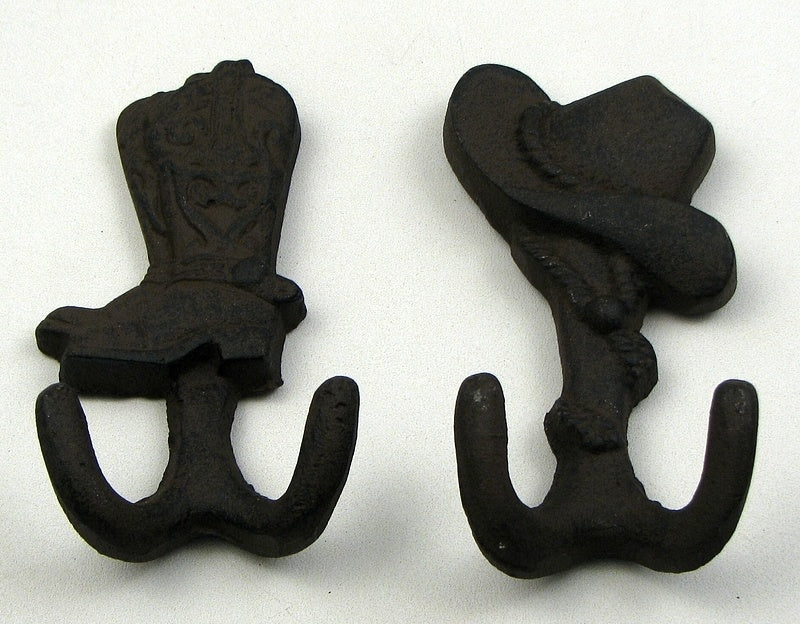 Boot and Hat Hook Set of 2