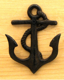 Cast Iron Small Anchor Hook  40 Pieces