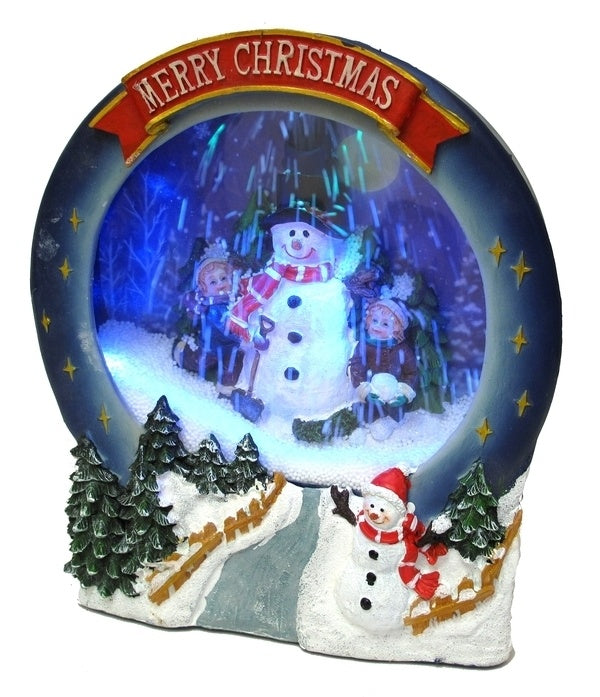 Christmas Musical Snowing Frame