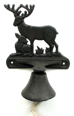 Cast Iron Deer Bell