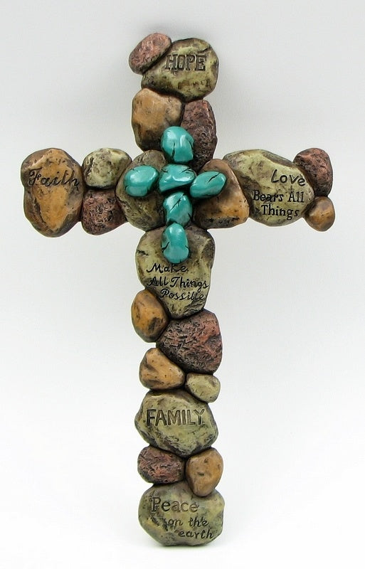 Faith Hope Love Family Cross