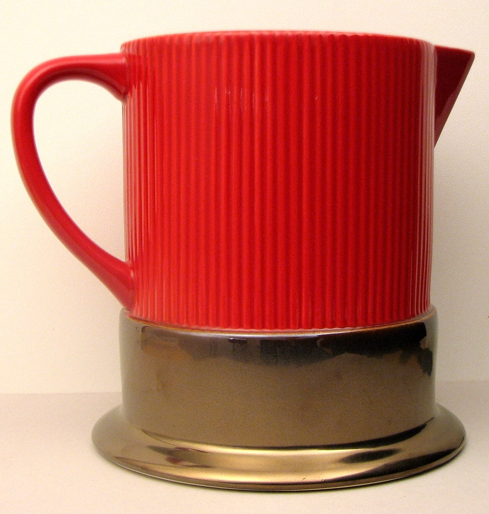 Red Shotgun Shell Pitcher