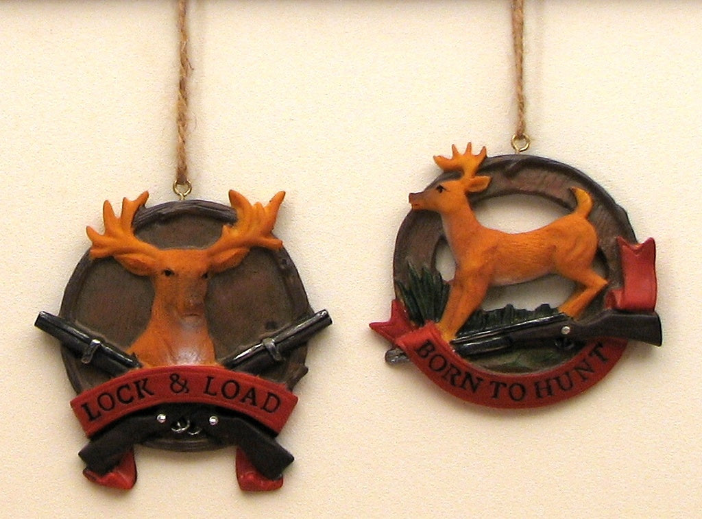 Deer Ornaments Set of 2