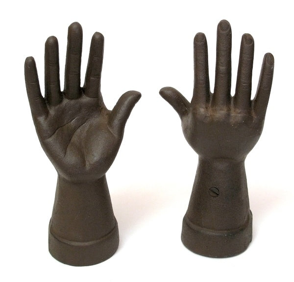 Hand Ring Holder Rust Set of 2