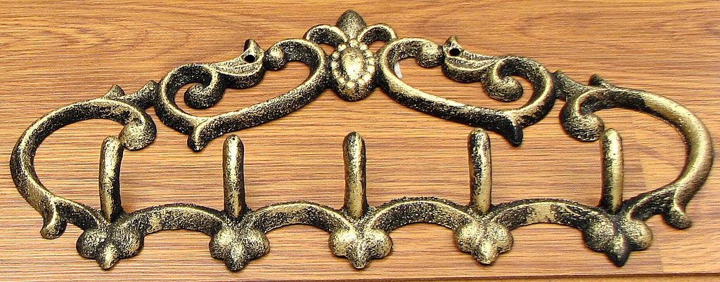 Fleur De Lis Cast Iron Coat Hook