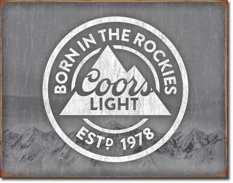 COORS LIGHT Born in the Rockies