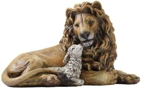 8"" Lion & Lamb Figure