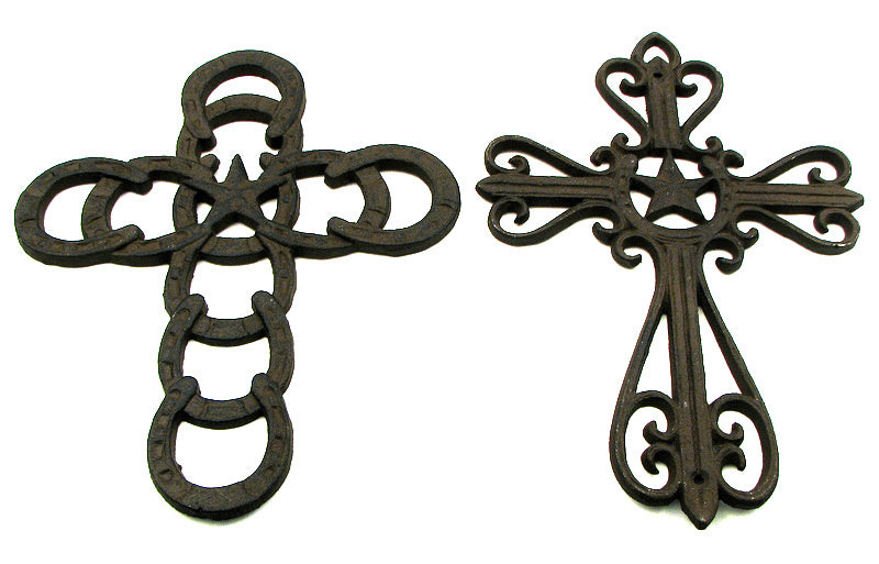 Horseshoe Star Crosses Set of 2