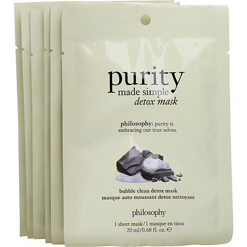 Philosophy by Philosophy Purity Made Simple Bubble Clean Detox Mask --6sheets