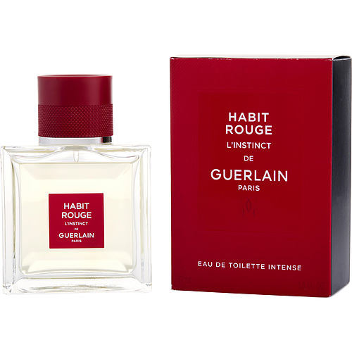 HABIT ROUGE L'INSTINCT by Guerlain EDT INTENSE SPRAY 1.7 OZ
