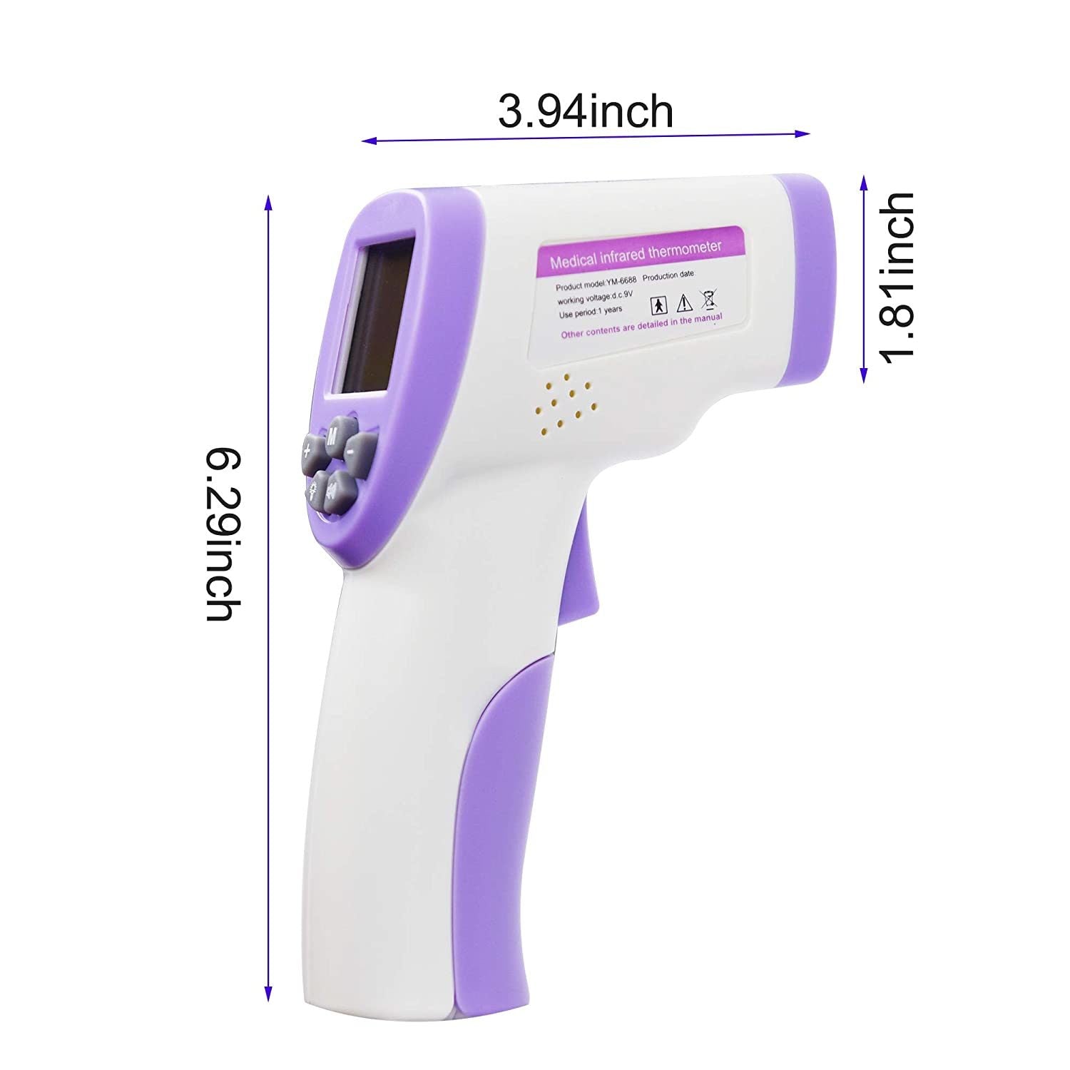 Digital Termomete Infrared Forehead Body Thermometer Gun Non-contact Temperature Measurement Device with Real-time Accurate Readings Amazon Banned