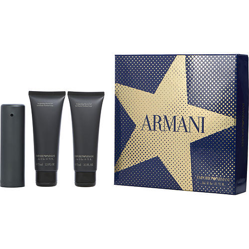 EMPORIO ARMANI by Giorgio Armani EDT SPRAY 1.7 OZ & 2 X SHOWER GEL 2.5 OZ