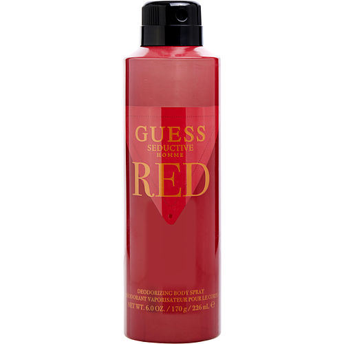 GUESS SEDUCTIVE HOMME RED by Guess BODY SPRAY 6 OZ