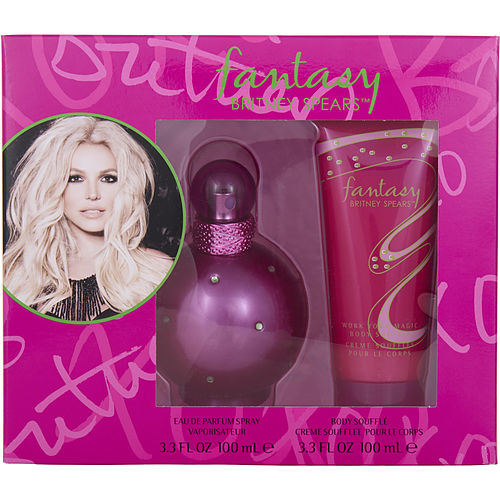 FANTASY BRITNEY SPEARS by Britney Spears EAU DE PARFUM SPRAY 3.3 OZ & BODY SOUFFLE 3.3 OZ