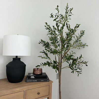 Artificial Olive Tree;  Silk Leaves - 6ft