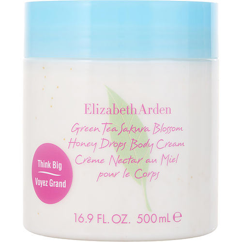 GREEN TEA SAKURA BLOSSOM by Elizabeth Arden HONEY DROPS BODY CREAM 17 OZ