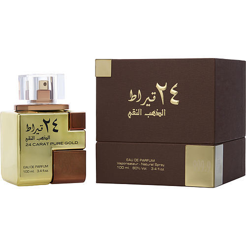 LATTAFA 24 CARAT PURE GOLD by Lattafa EAU DE PARFUM SPRAY 3.4 OZ
