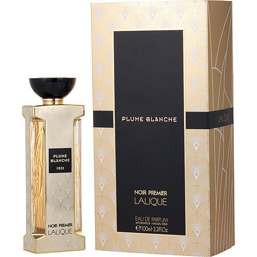 LALIQUE NOIR PREMIER PLUME BLANCHE 1901 by Lalique EAU DE PARFUM SPRAY 3.3 OZ
