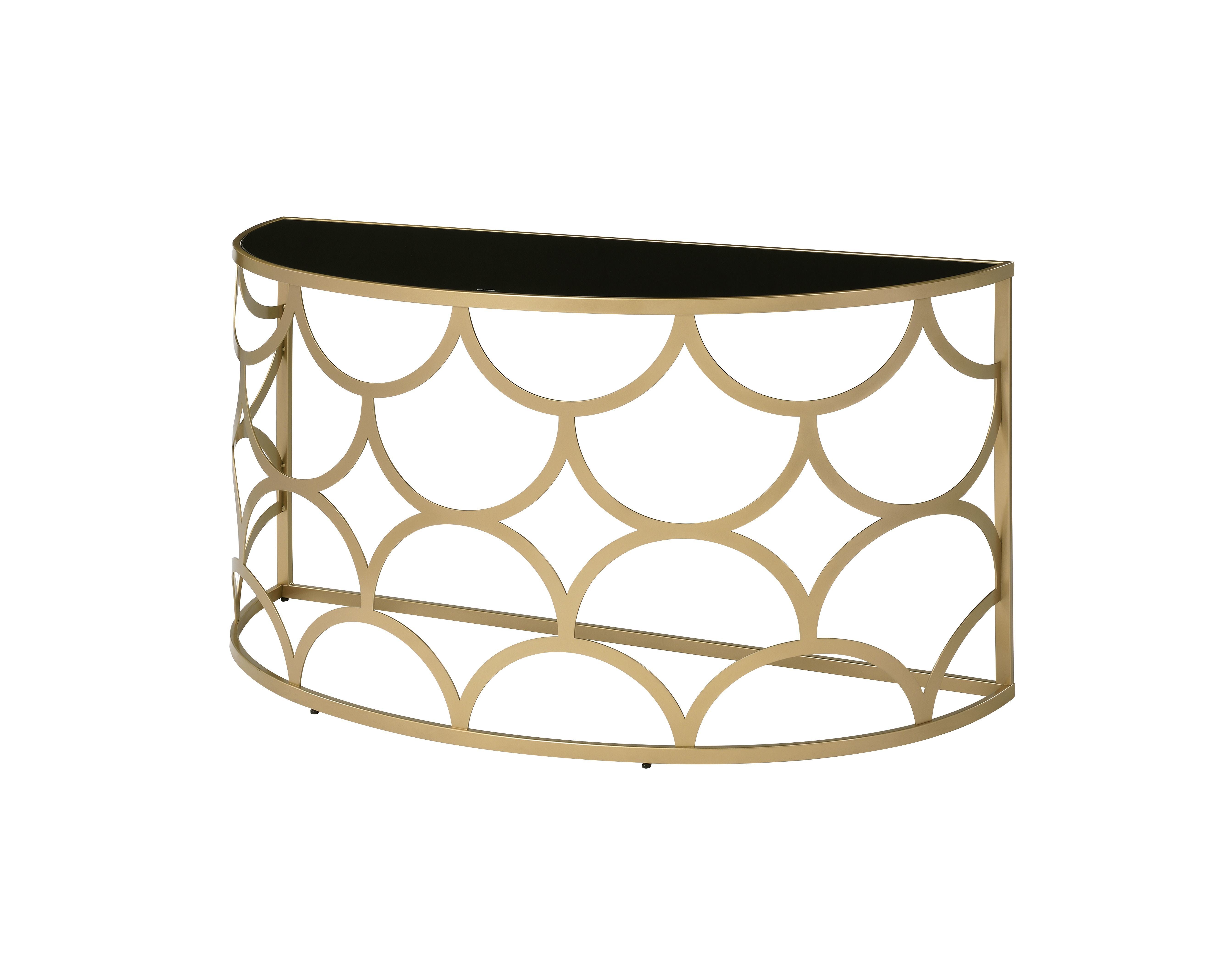 ACME Altus Console Table, Gold Finish 90820