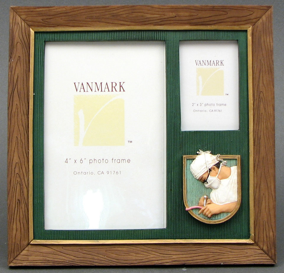 Wood look Doctor 2 Photo Frame