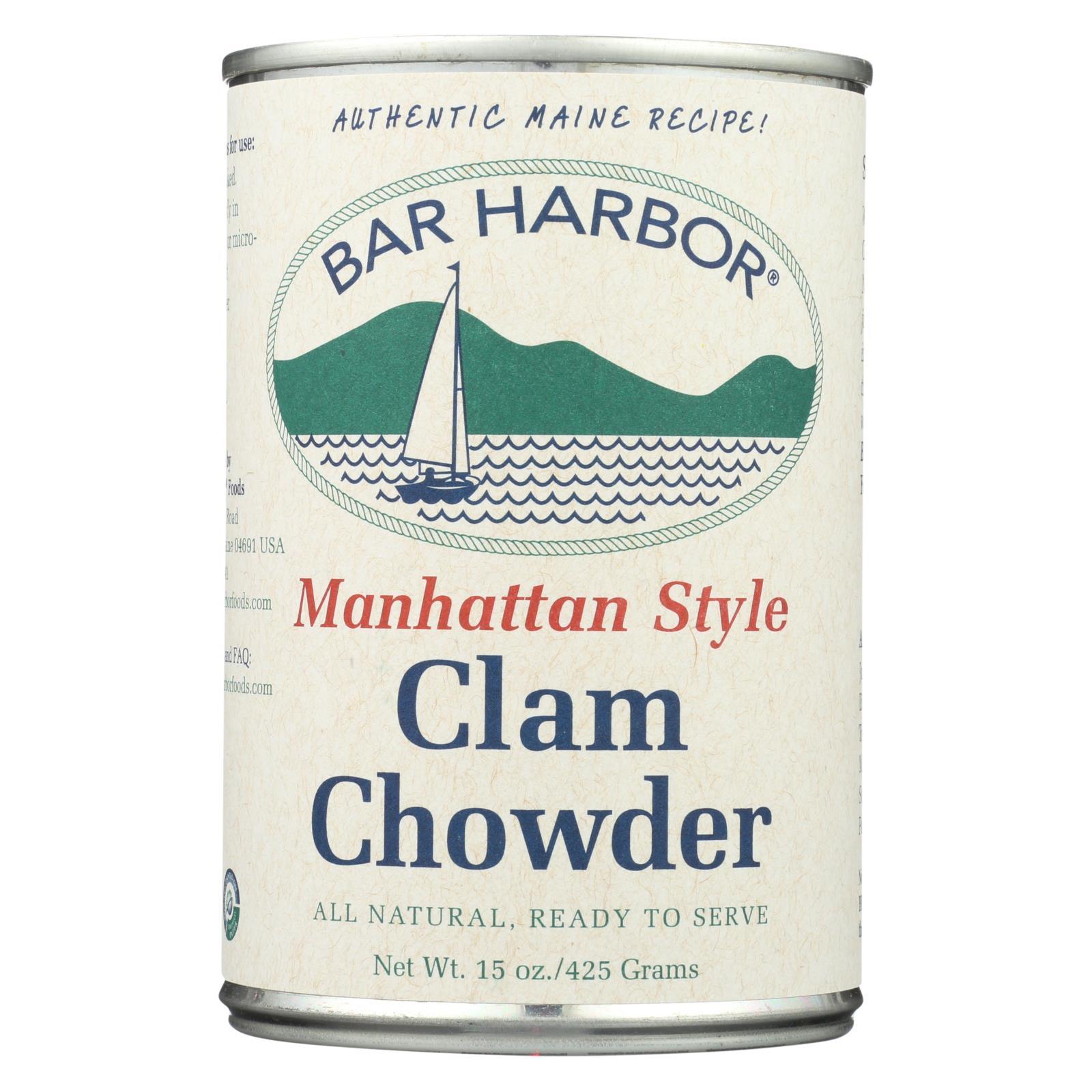 Bar Harbor - Manhattan Clam Chowder Soup - Case Of 6 - 15 Oz.