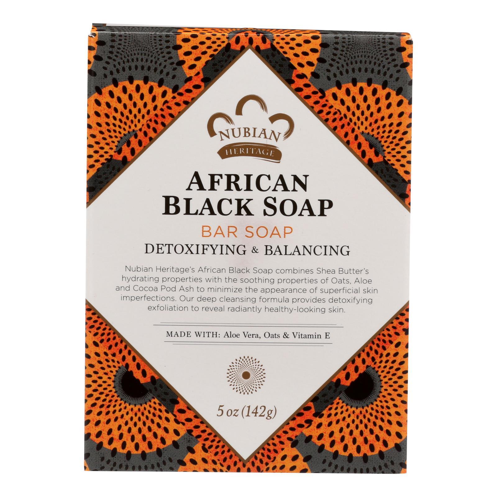 Nubian Heritage Bar Soap African Black - 5 Oz