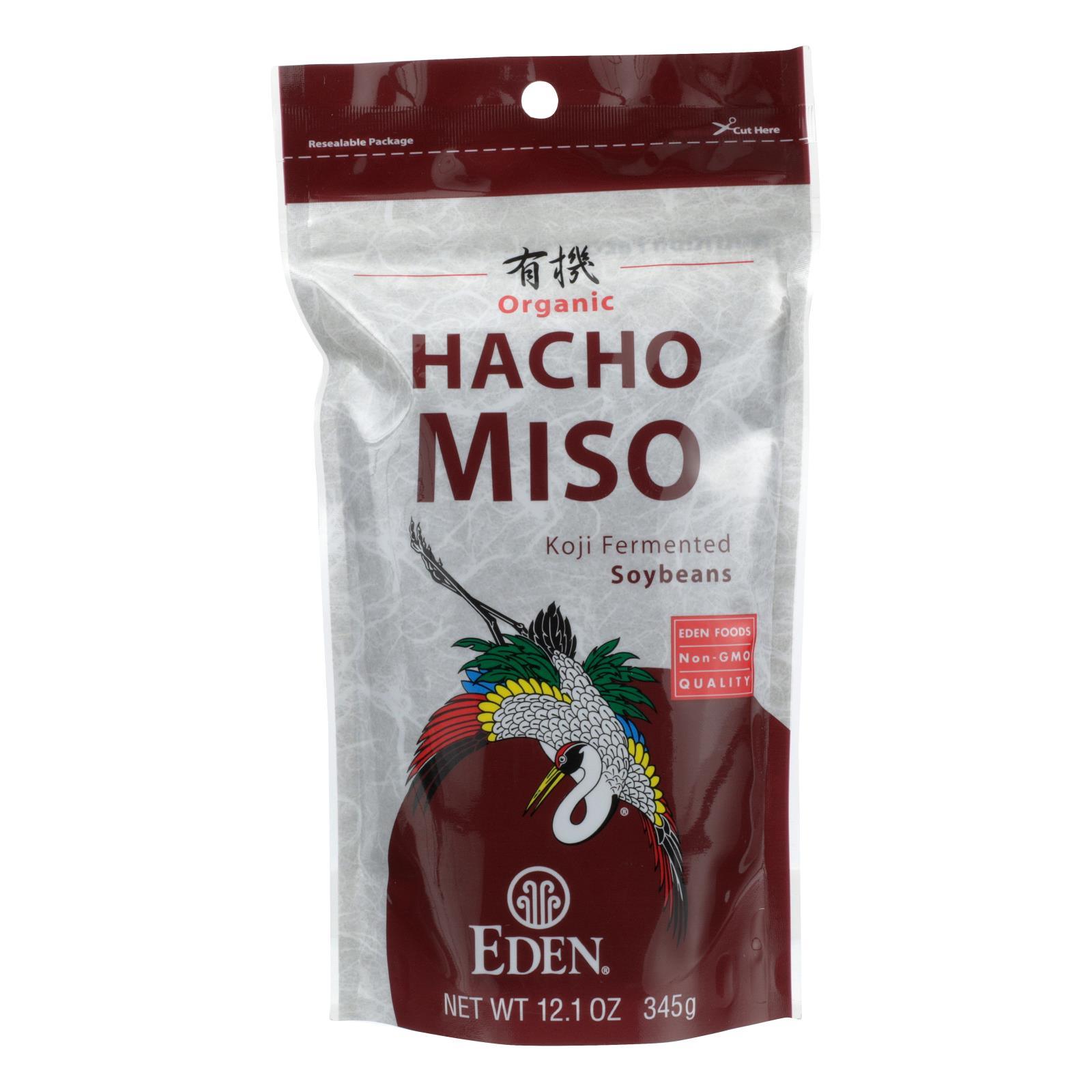 Eden Foods Organic Hacho Miso - Case Of 12 - 12.1 Oz