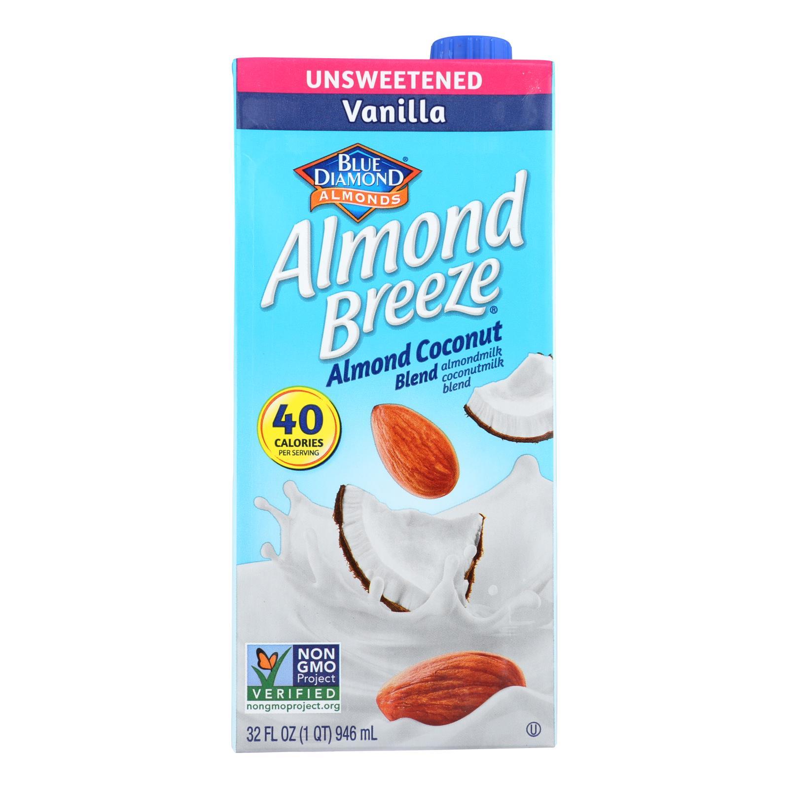 Almond Breeze - Almond Coconut Milk - Vanilla - Case Of 12 - 32 Fl Oz.