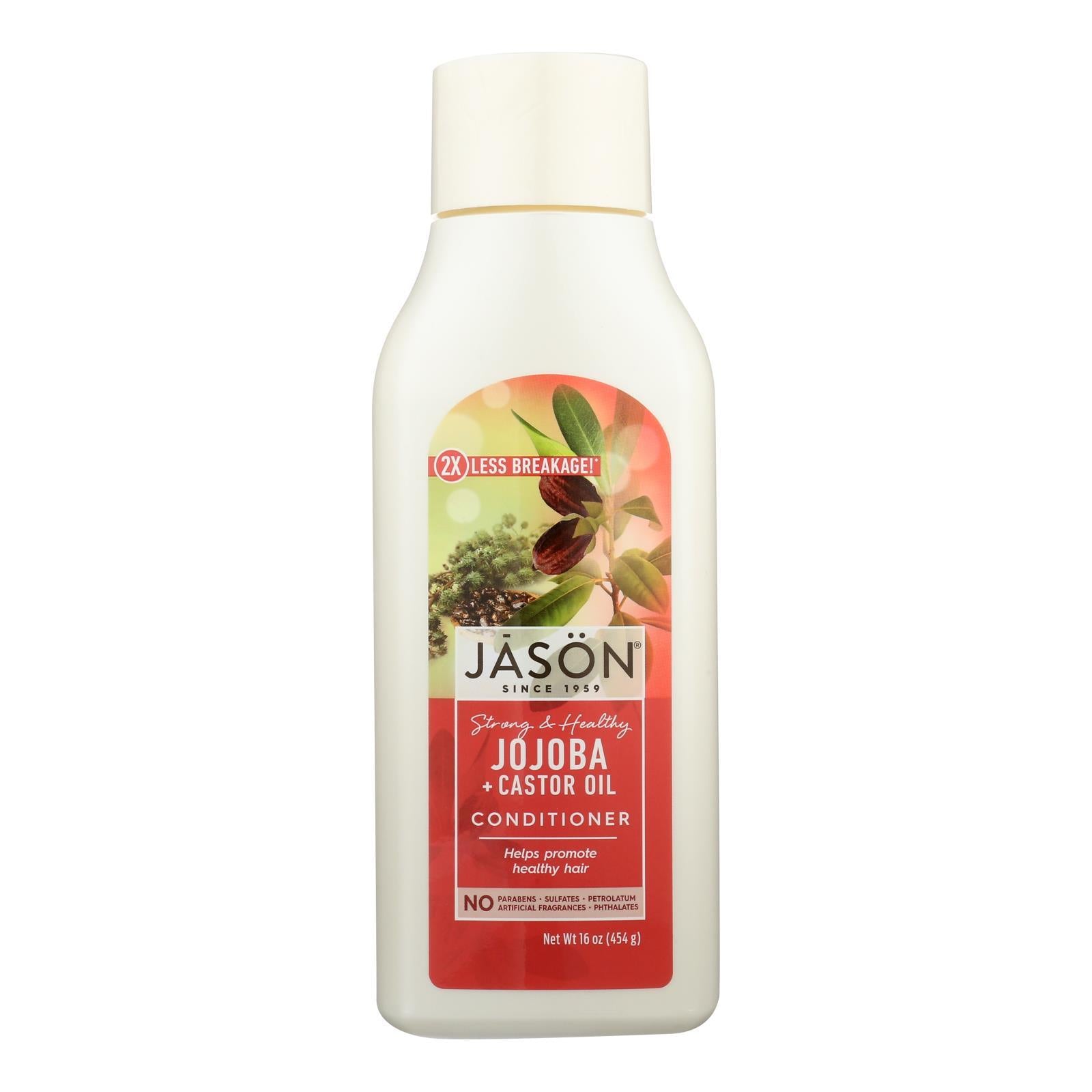 Jason Pure Natural Long And Strong Conditioner Jojoba - 16 Fl Oz