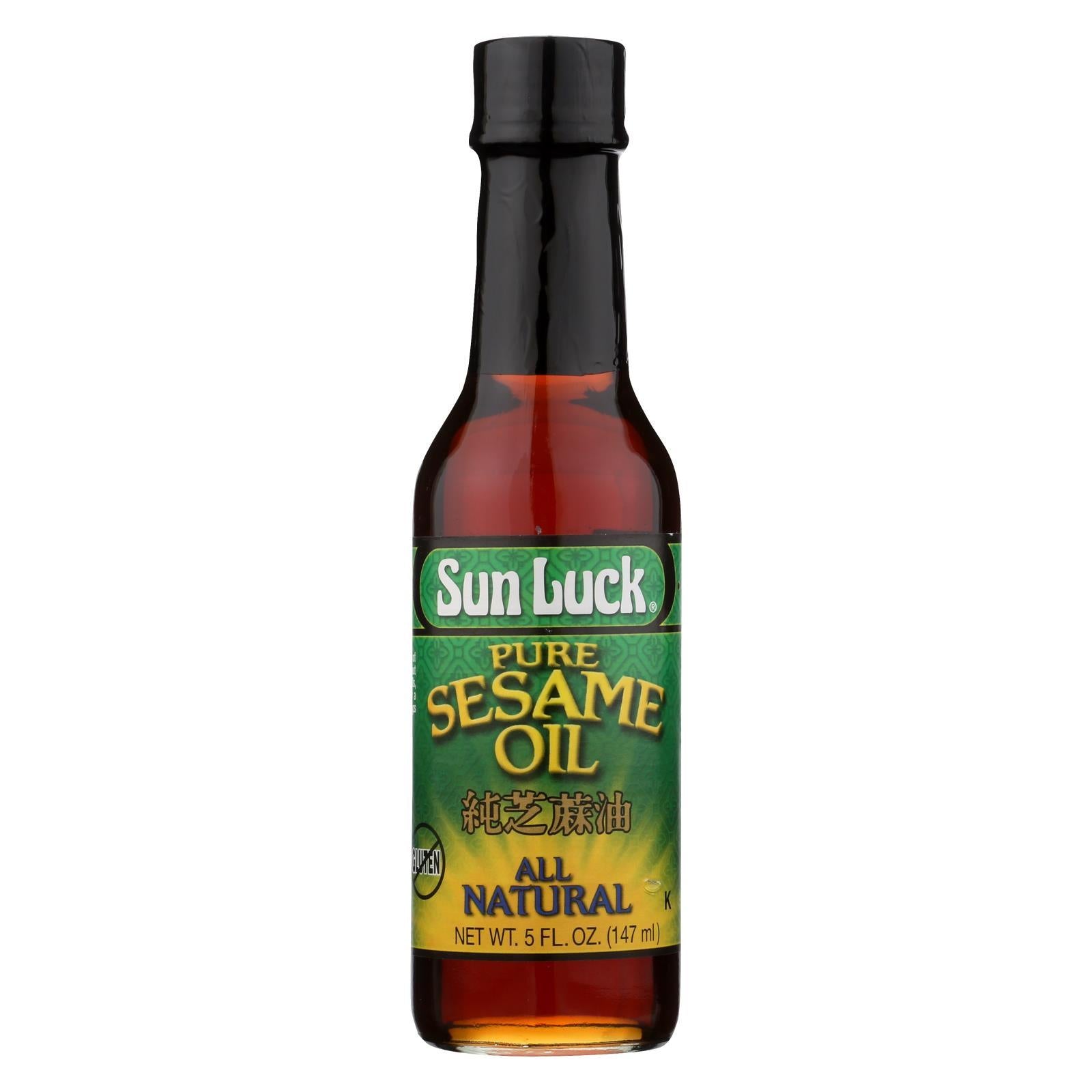 Sun Luck Oil - Sesame - Case Of 12 - 5 Fl Oz.